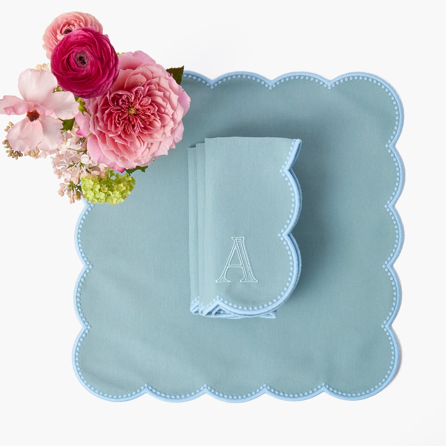 Bettina Blue Placemats & Napkins (Set of 4)