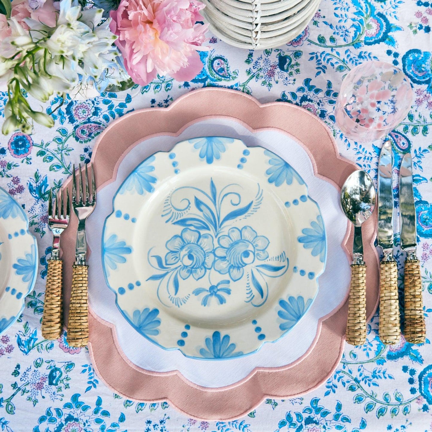 Seville Blue Gardênia Dinner Plate