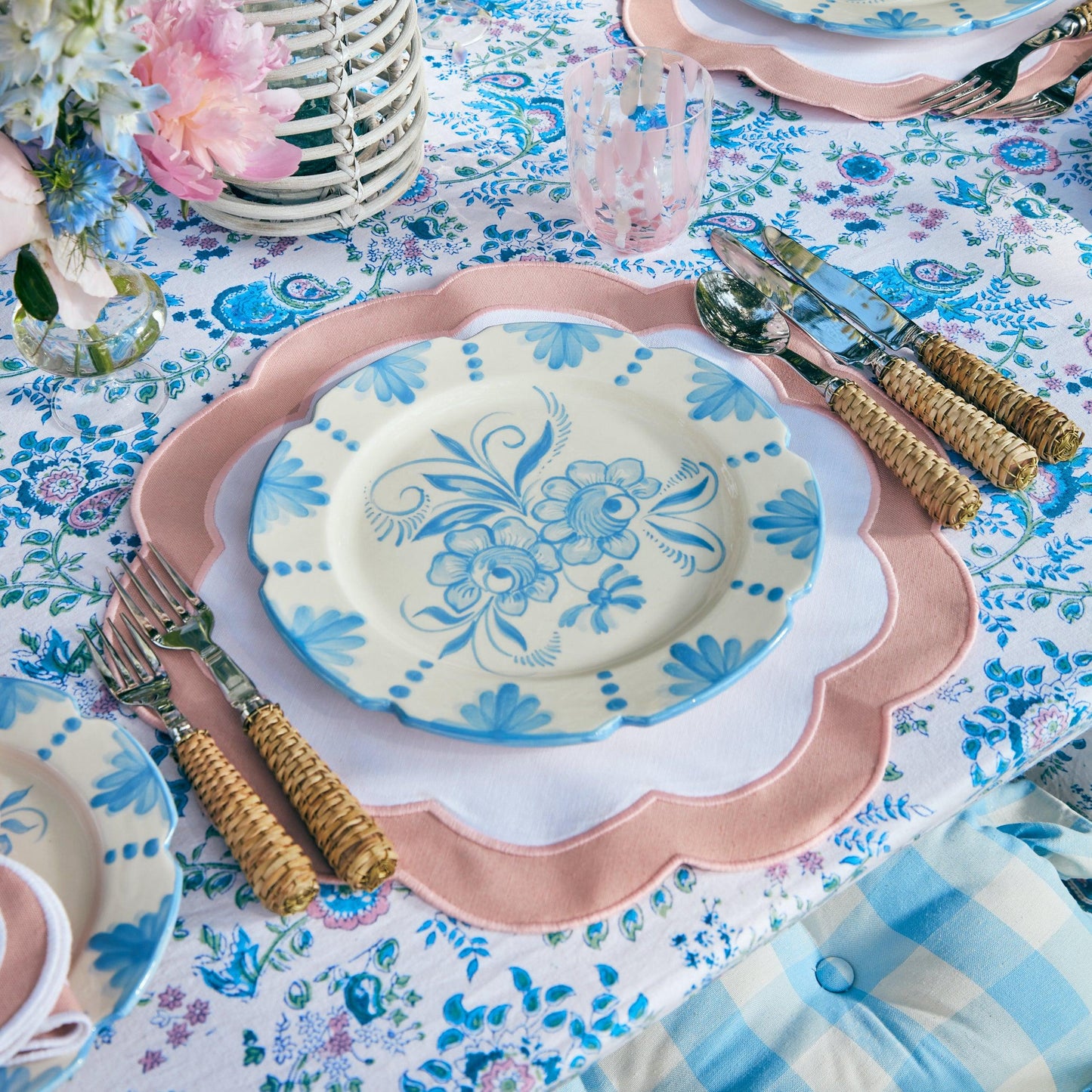 Seville Blue Gardênia Dinner Plate