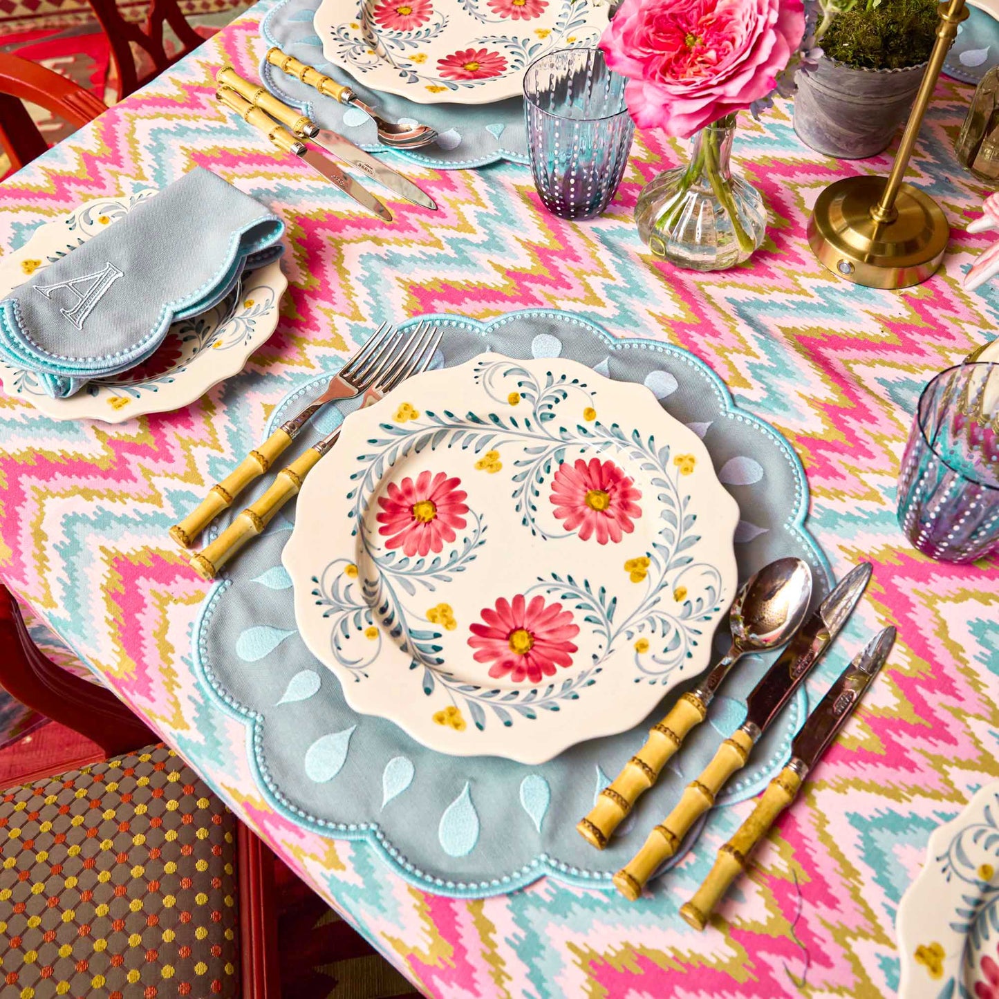 Bettina Blue Placemats (Set of 4)