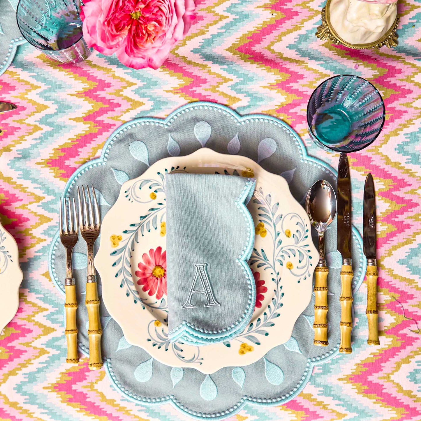 Bettina Blue Placemats (Set of 4)