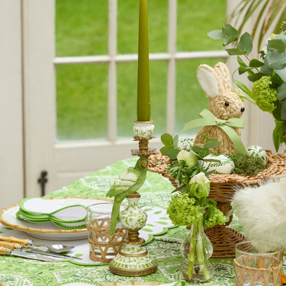 Green Parrot Candle Set