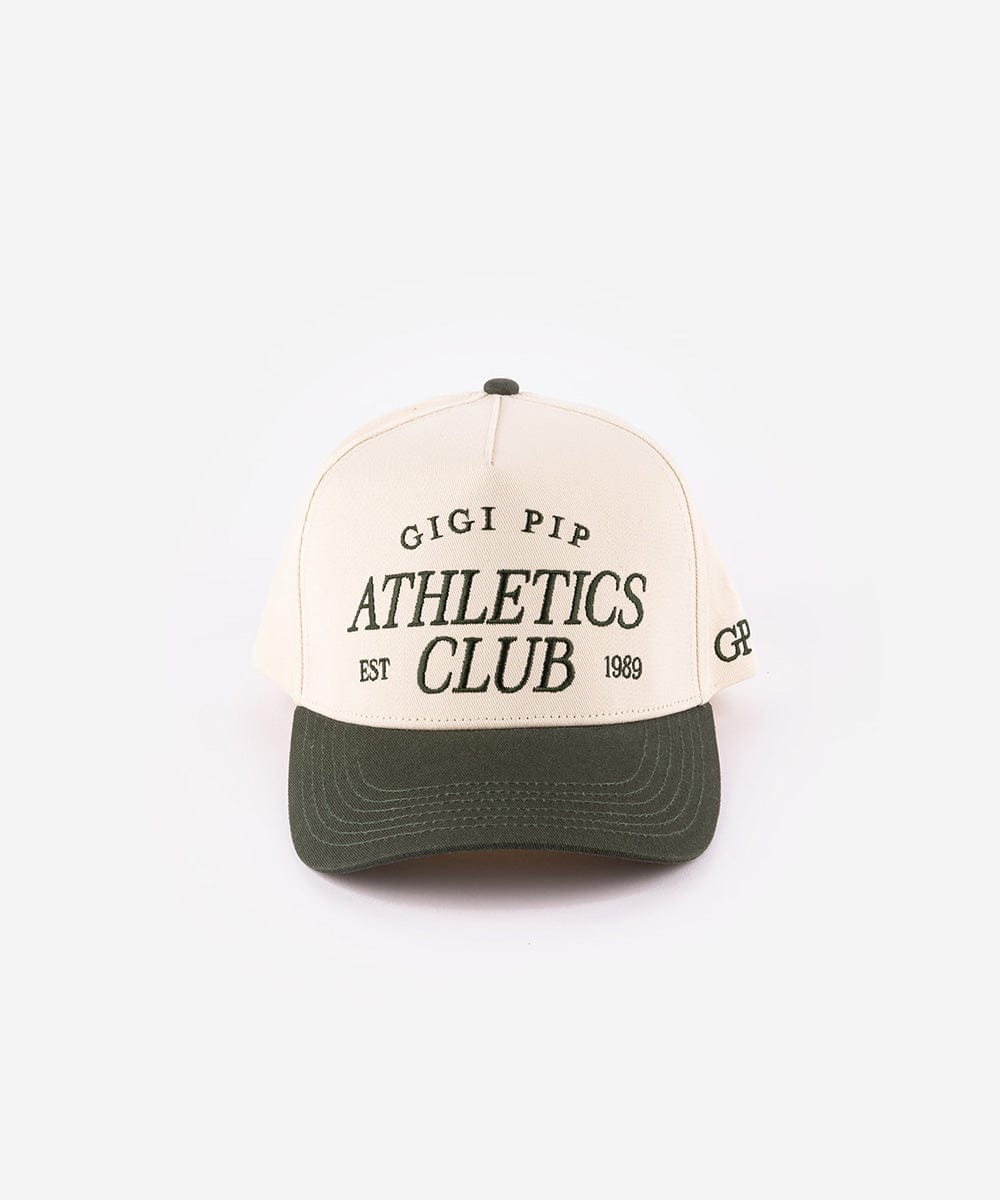 athletic club vintage trucker
