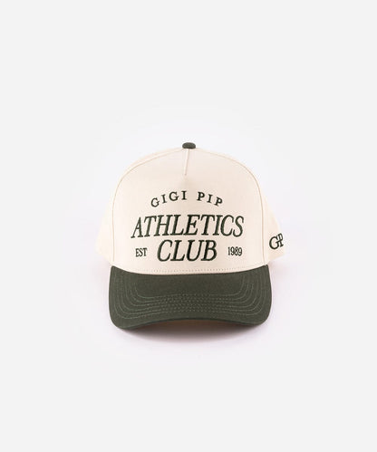 athletic club vintage trucker
