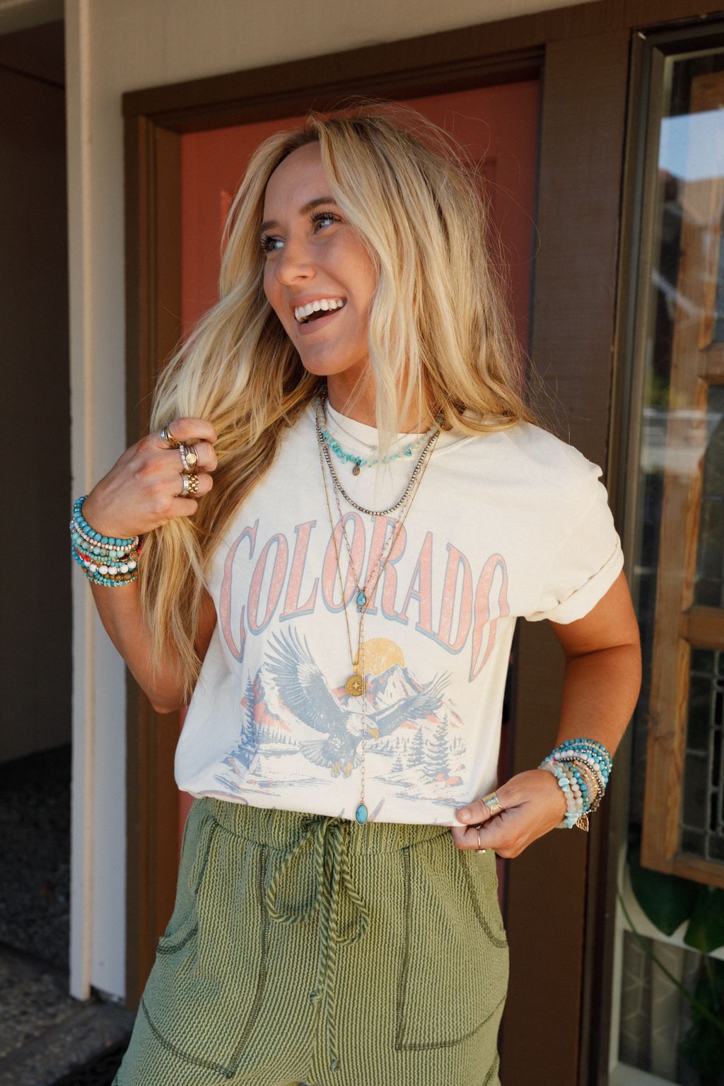 Colorado Graphic Tee - Ivory - Pre Order
