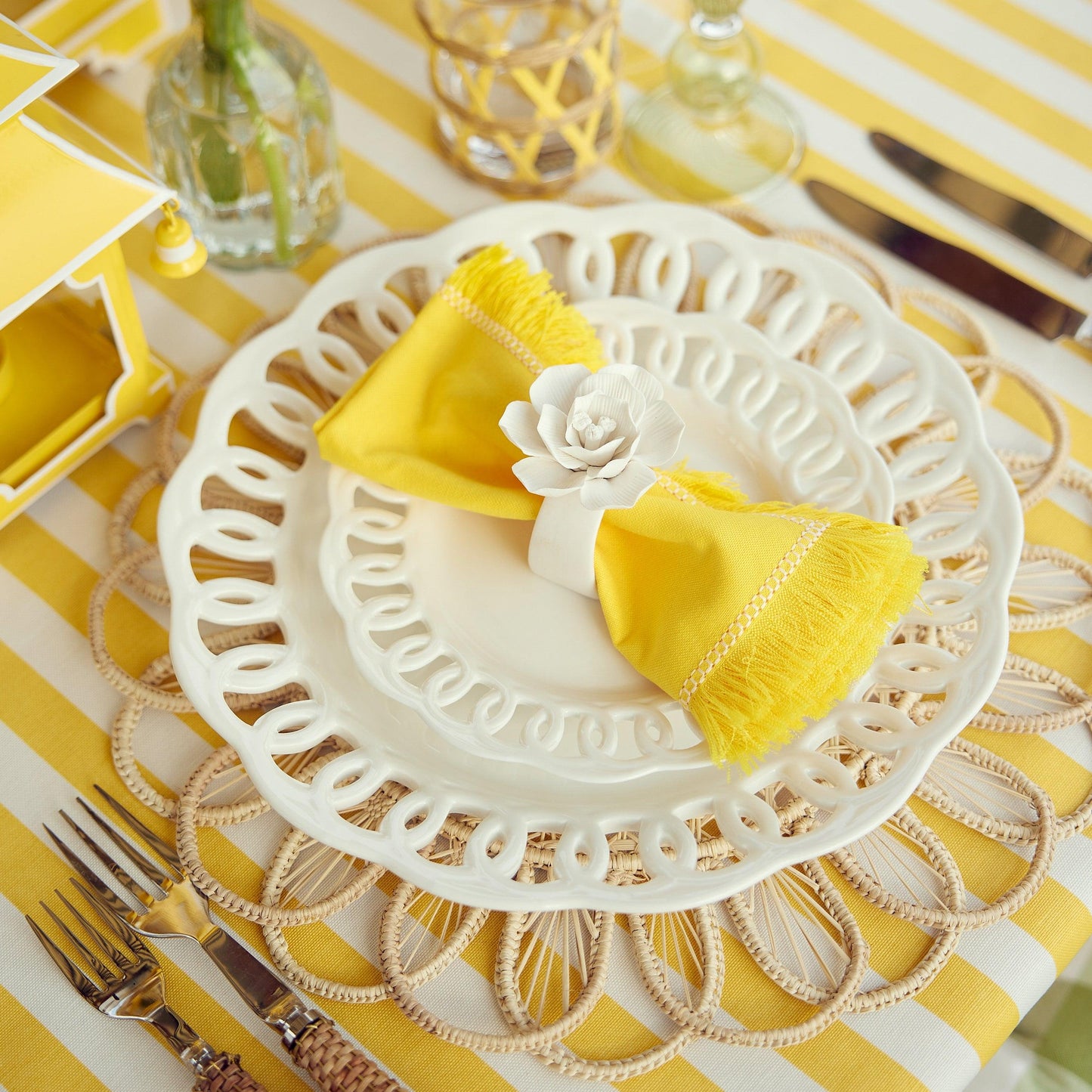 White Lace Starter Plate