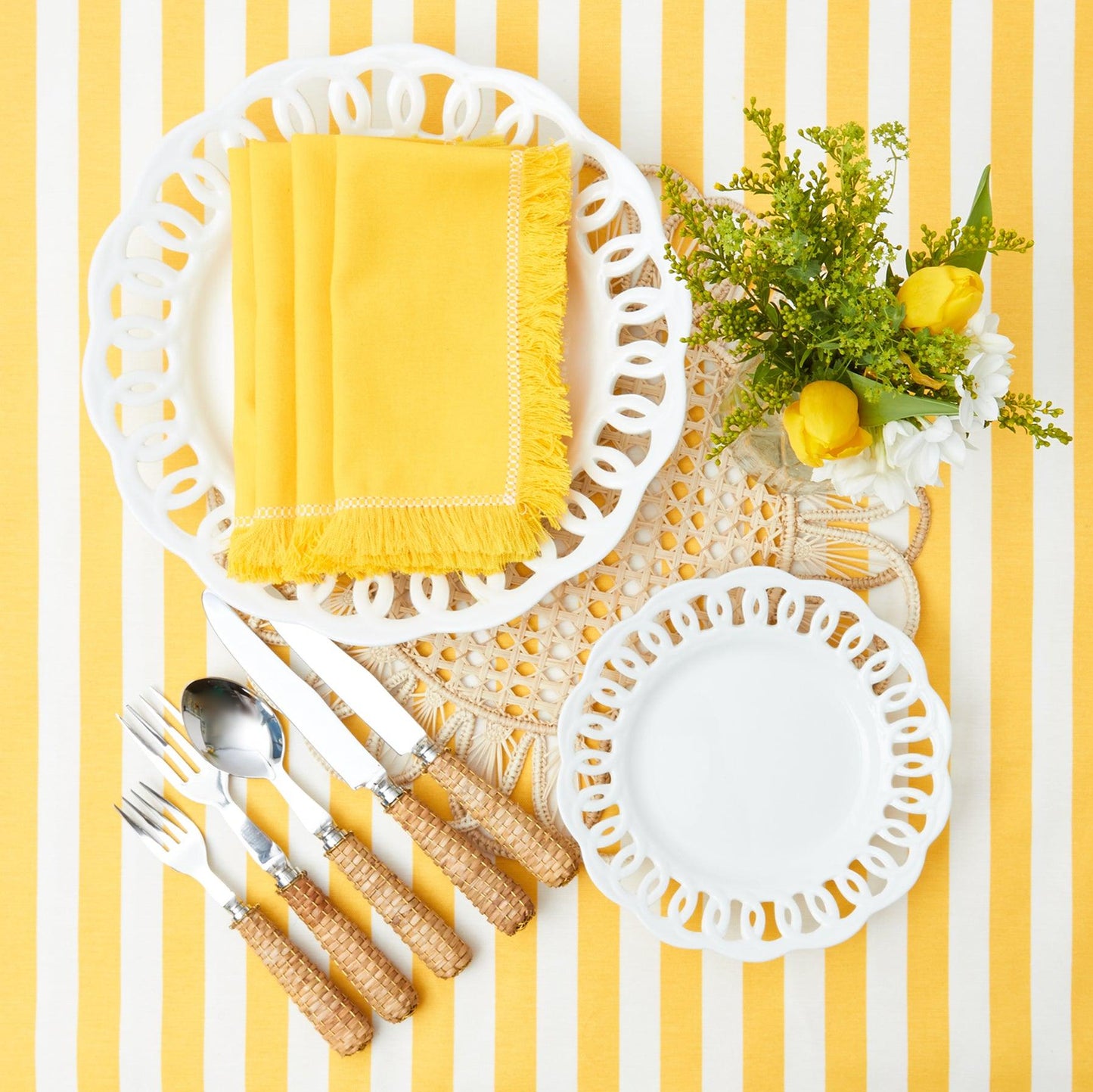 White Lace Starter Plate