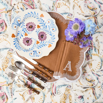 Caramel Alathea Linen Placemats (Set of 4)