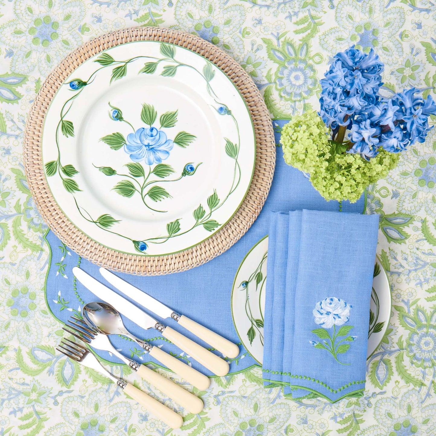 Natural Rattan Charger Plates (Set of 4)