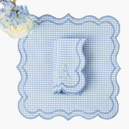 Blue Eloise Gingham Napkins (Set of 4)