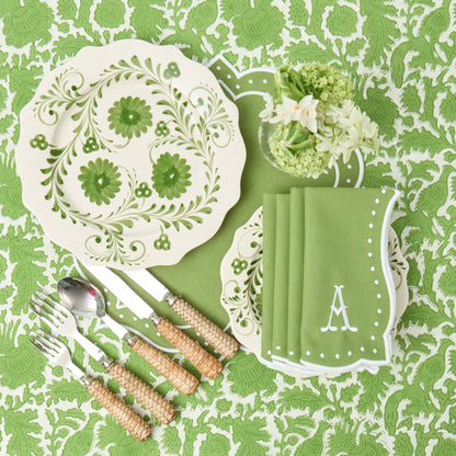 Evergreen Flowers Dinner Plate