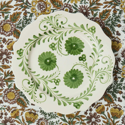 Evergreen Flowers Dinner Plate