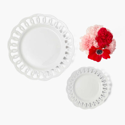 White Lace Starter Plate