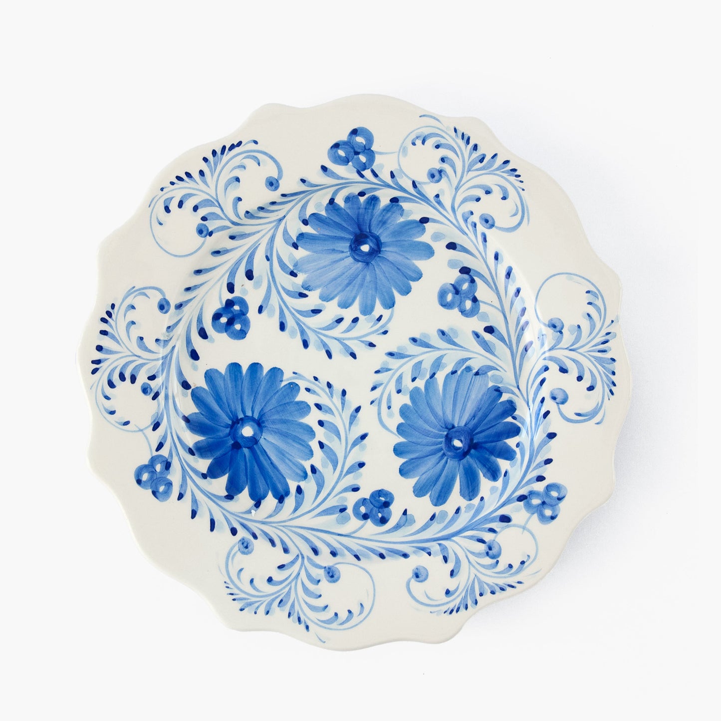 Blue Flowers Dinner Plate