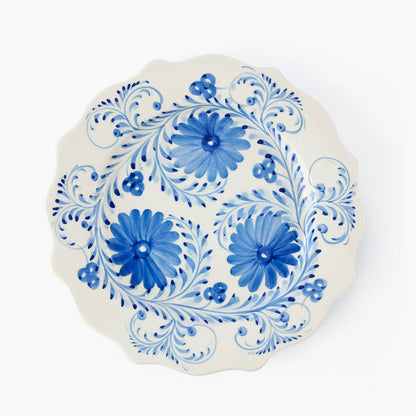 Blue Flowers Dinner Plate