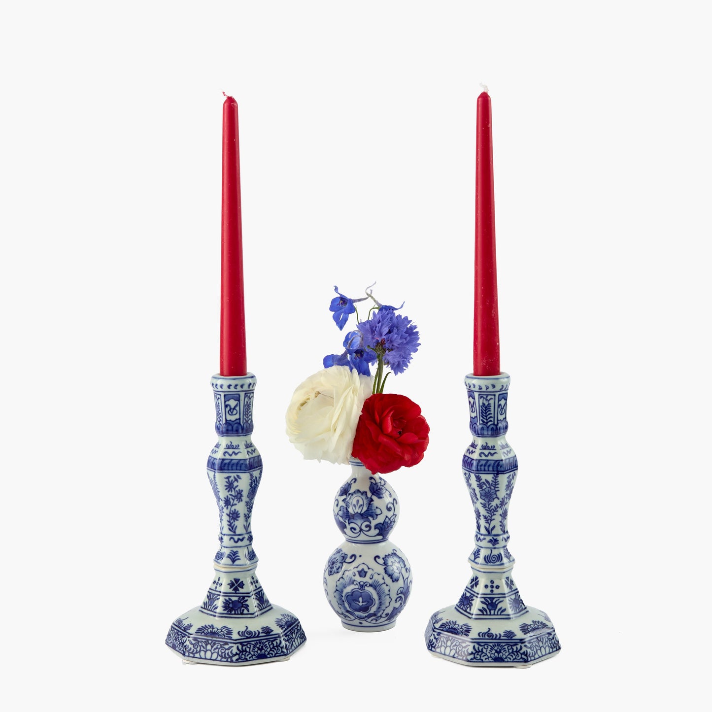 Red Berry Candles (Set of 8)