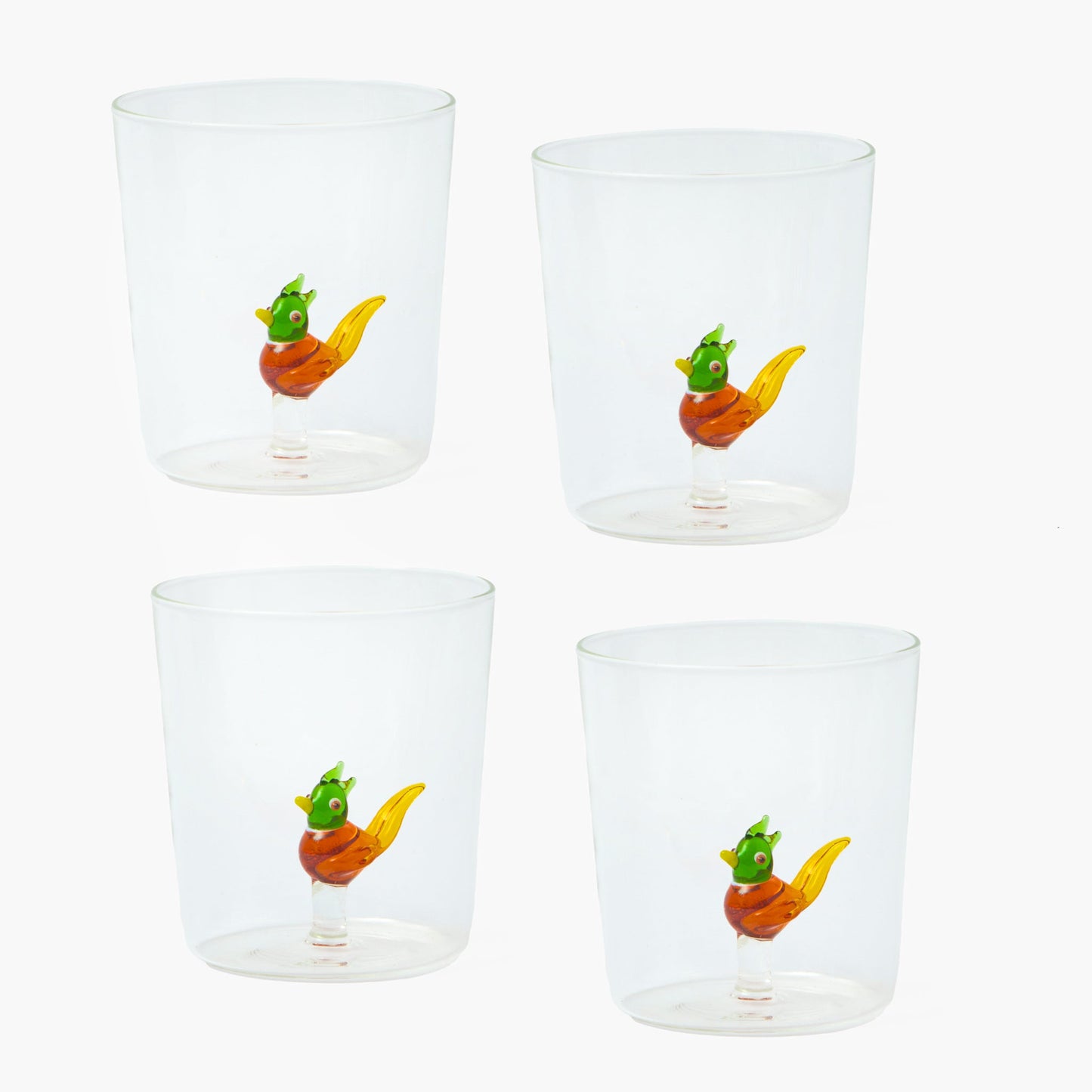 Pheasant Glasses (Set of 4)