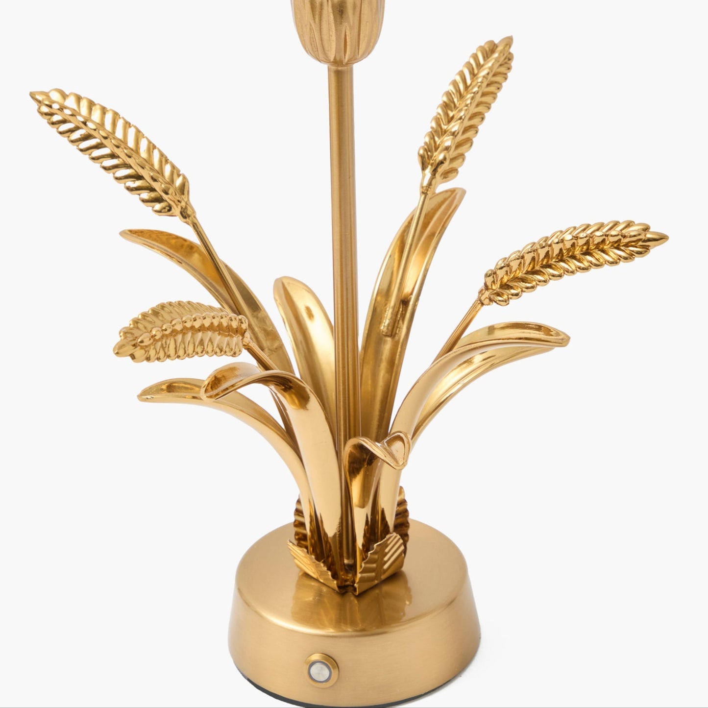 Corn Sheaf Rechargeable Lamp with Putty Ikat Shade (18cm)