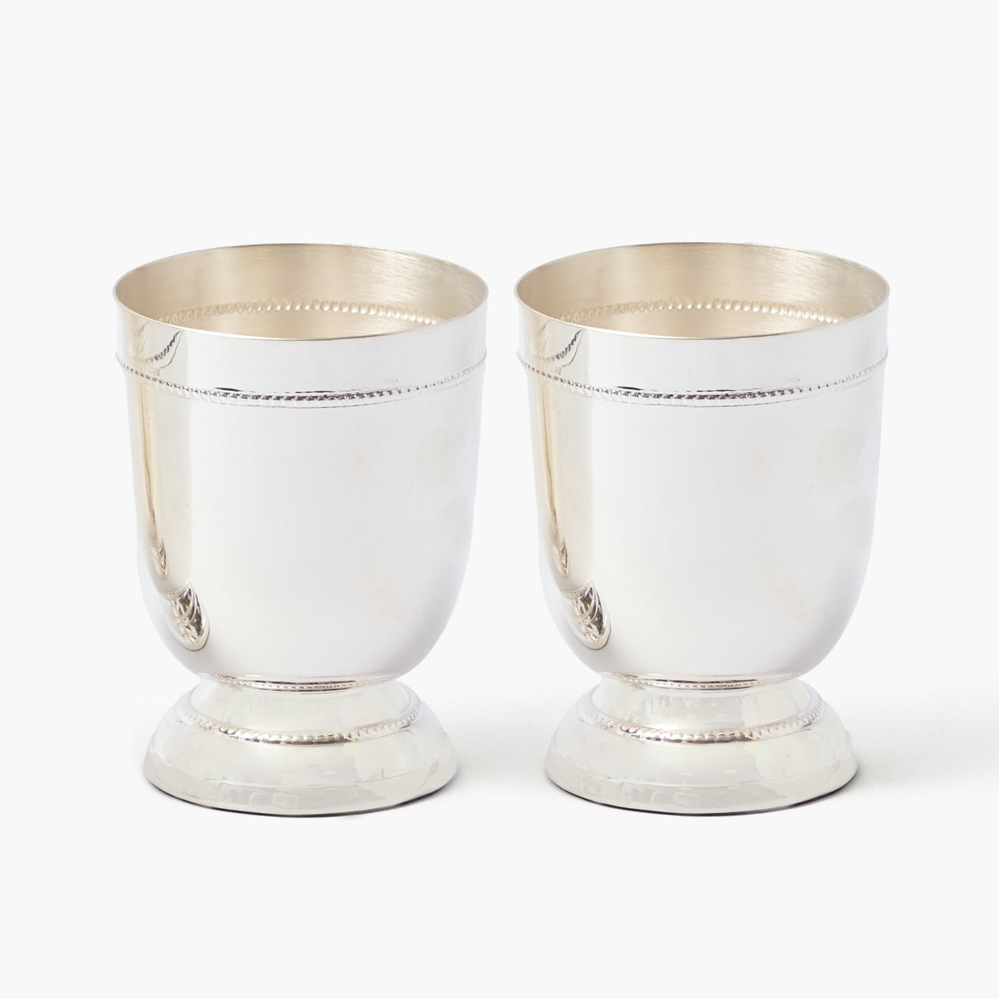 Silver Footed Vase (Pair)