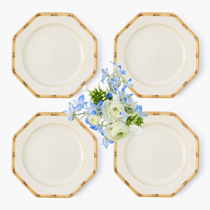 Isabel Bamboo Dinner Plates (Set of 4)