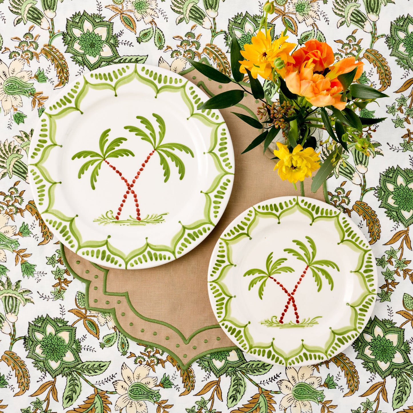 Jardin de Palmier Starter Plates (Set of 4)