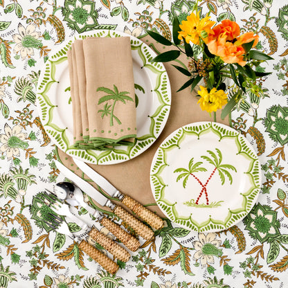 Sand & Green Celestria Placemats (Set of 4)