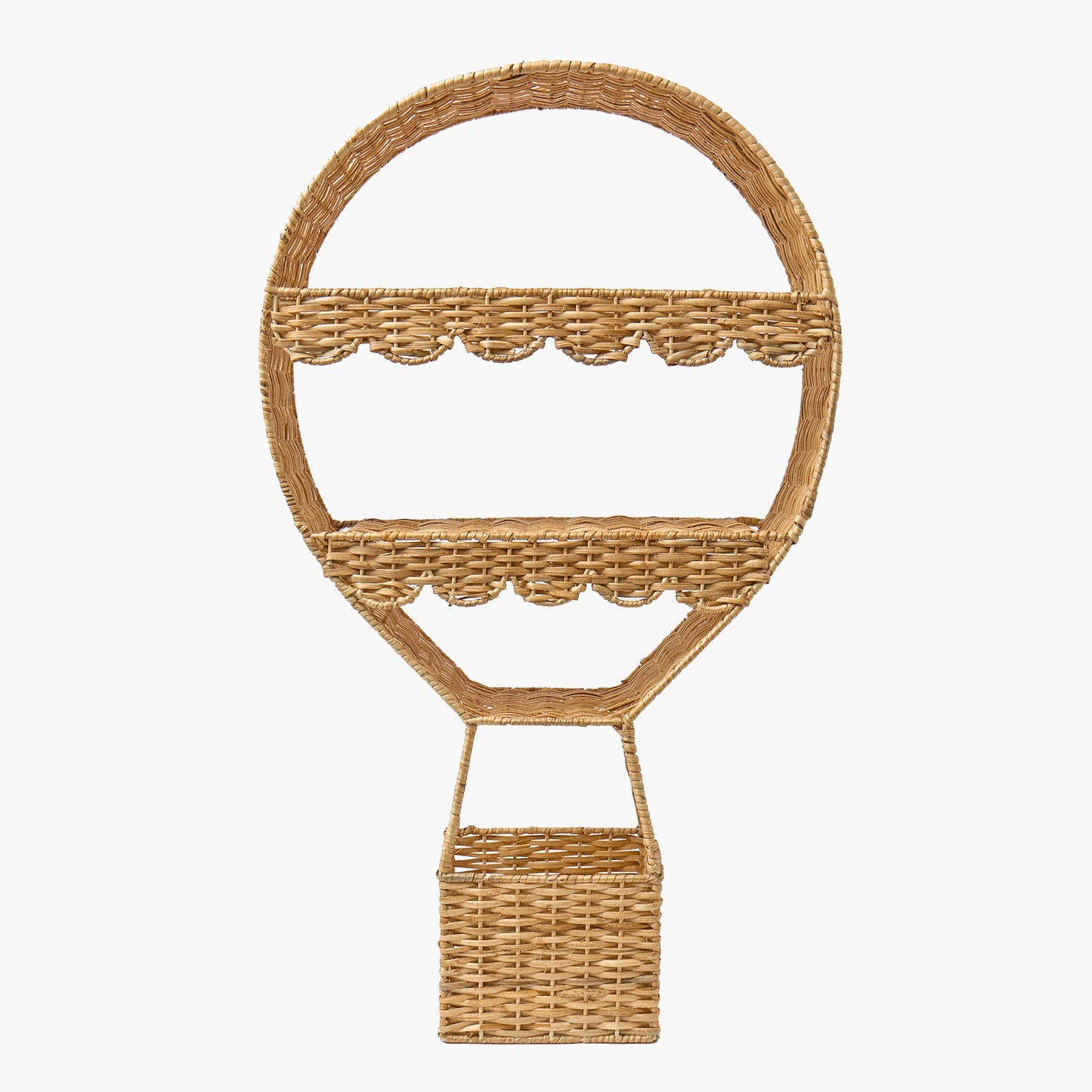 Rattan Hot Air Balloon Shelf