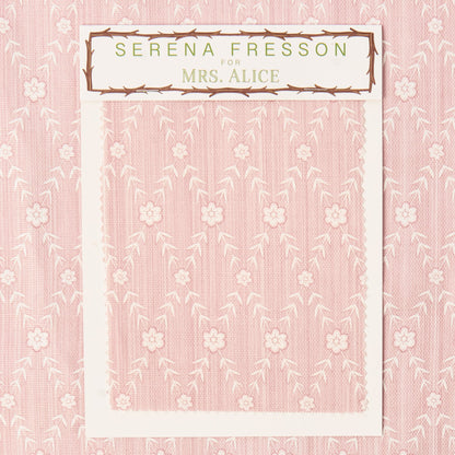 Pink Theodora Trellis Fabric
