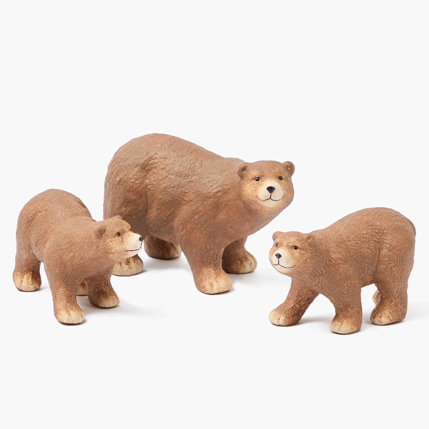 Woodland Brown Bear Family