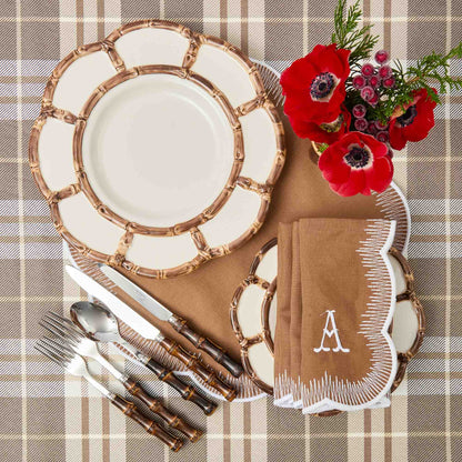 Caramel Alathea Linen Placemats (Set of 4)